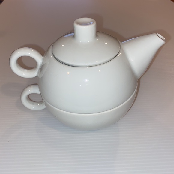 Mariage Freres Stacking Teapot + Cup - Picture 2 of 7